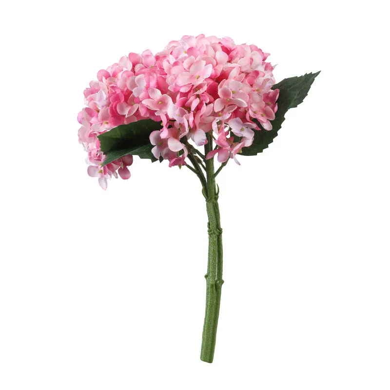 Artificial Realistic Hydrangea Bouquet - Pink media 4