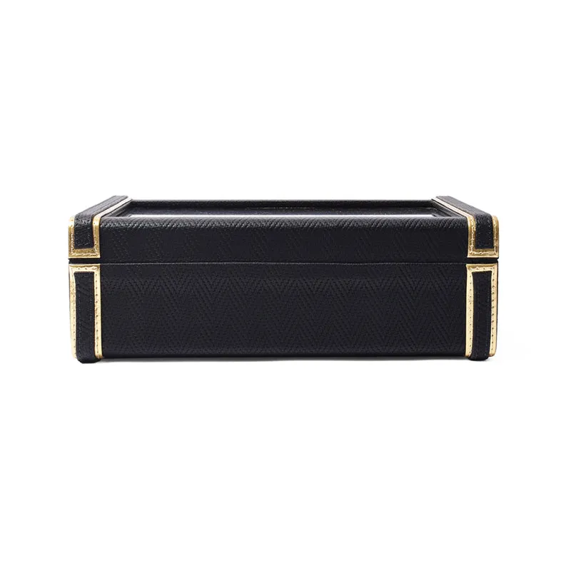 Vautch Faux Leather Watch Organizer - Black media 6