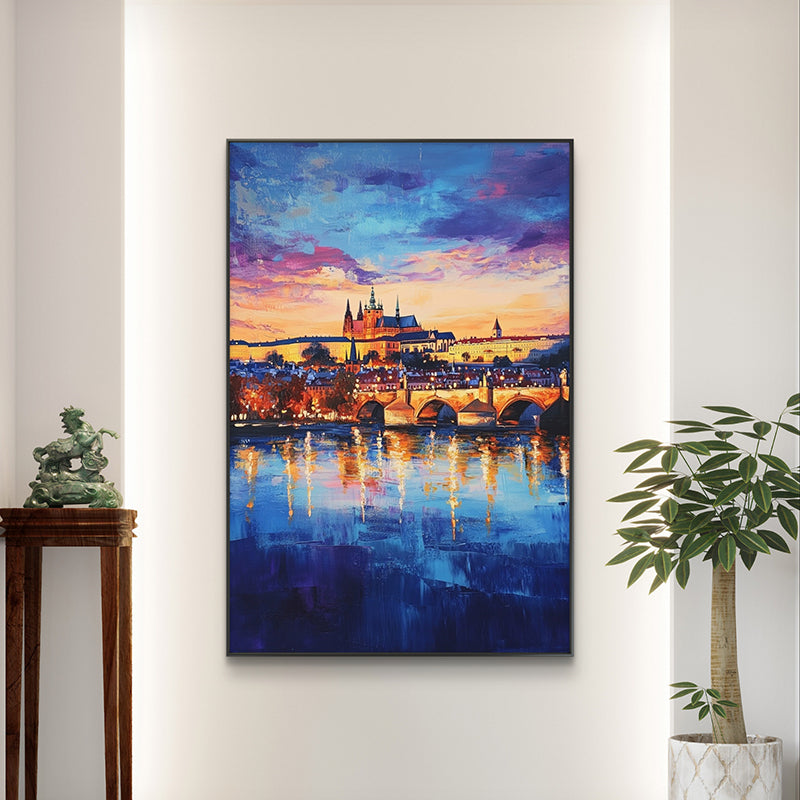 Prague Springs Wall Painting