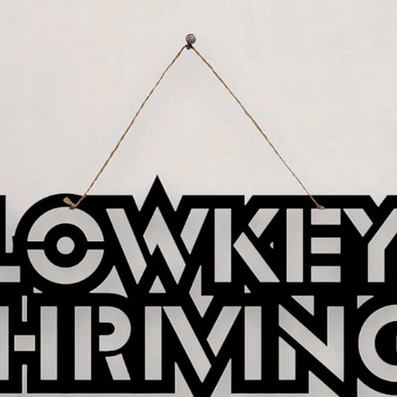 Lowkey Thriving Mild Steel Wall Accent media 4