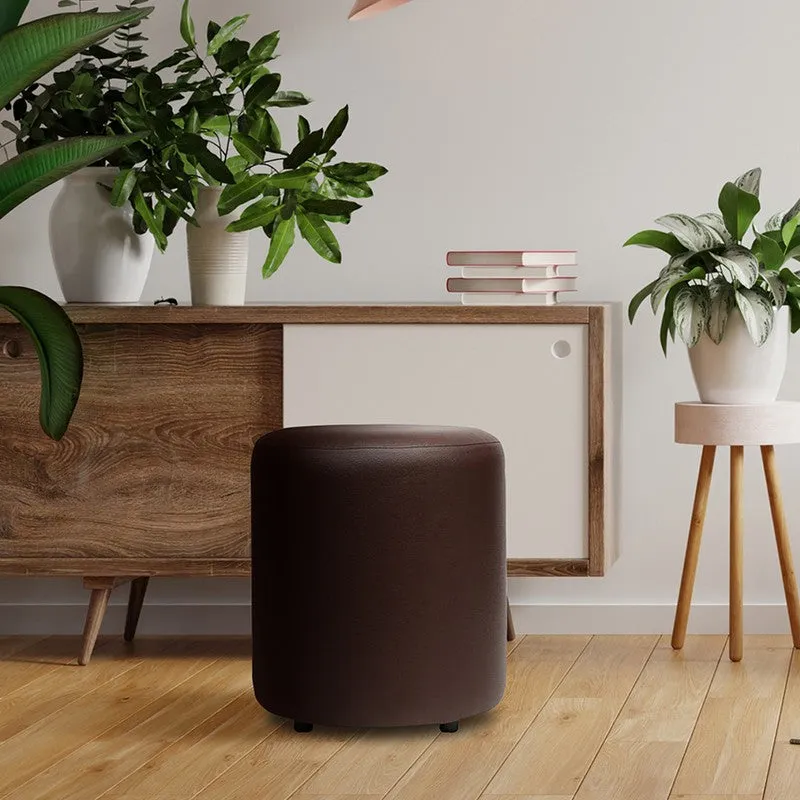 Elviro Plushio Ottoman - Brown media 1