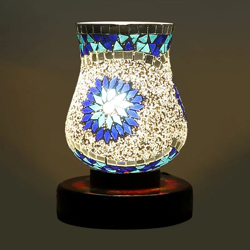 Gleamine Mosaic Glass Table Lamp - Multicolor media 6