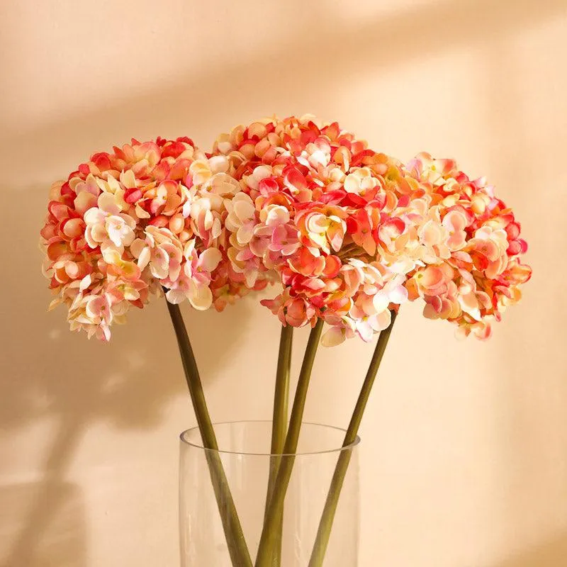 Artificial Realistic Hydrangea Flower Stick (Purple) - Set Of Three media 7