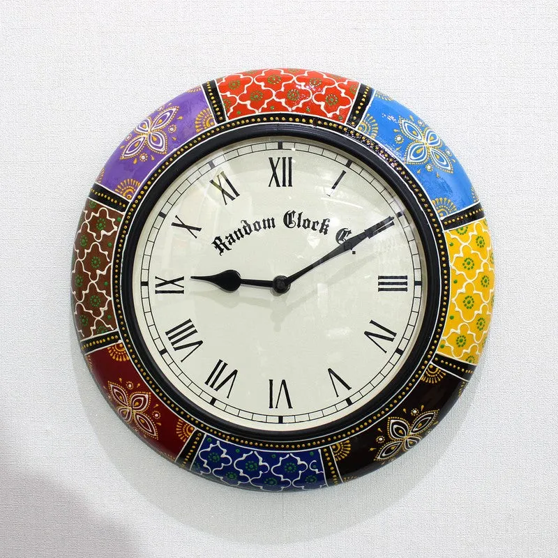 Novara Brass Analog Wall Clock media 5
