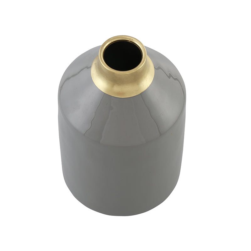 Linea Nuvo Iron Vase - Grey media 5