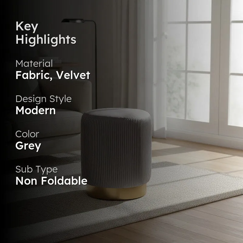 Lunaro Cushiq Ottoman - Grey media 2