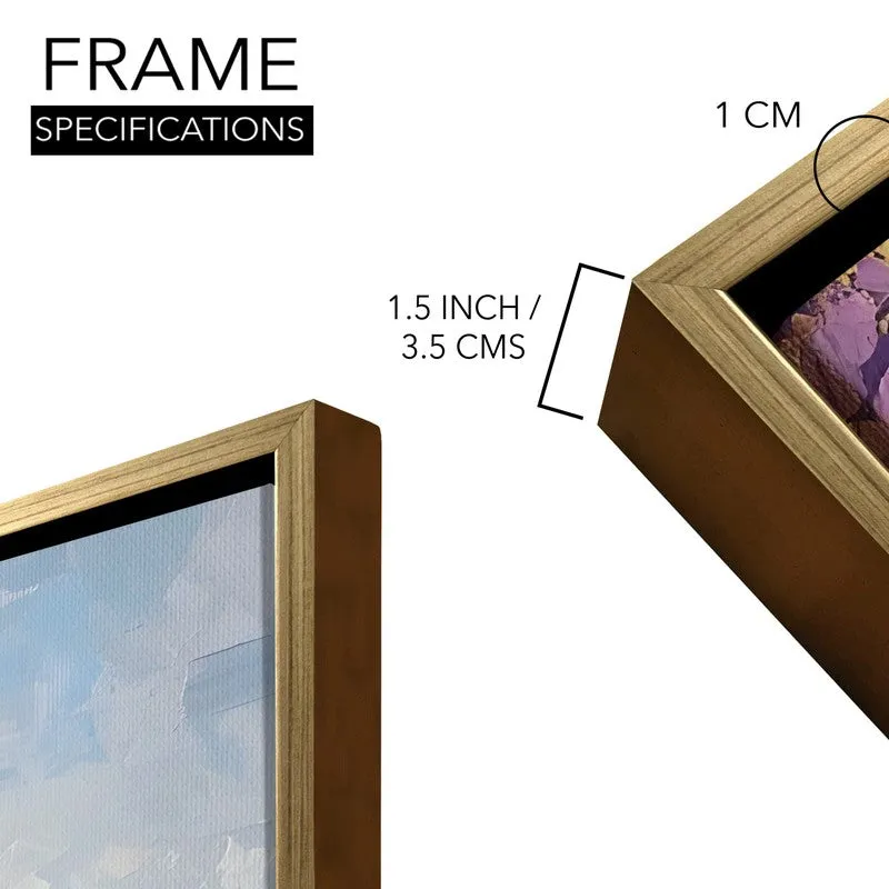Sidewalk Cafe Canvas Wall Painting With Frame media 8
