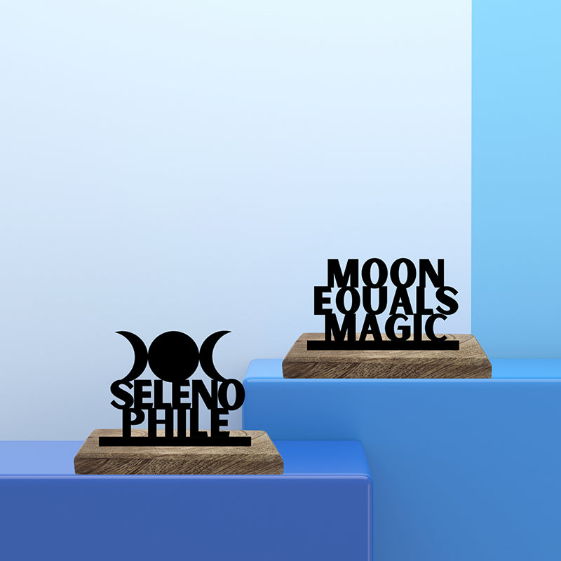 Selenophile Showpiece - Set Of Two