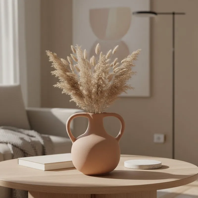 Sandstone Twin Handle Ceramic Vase media 6