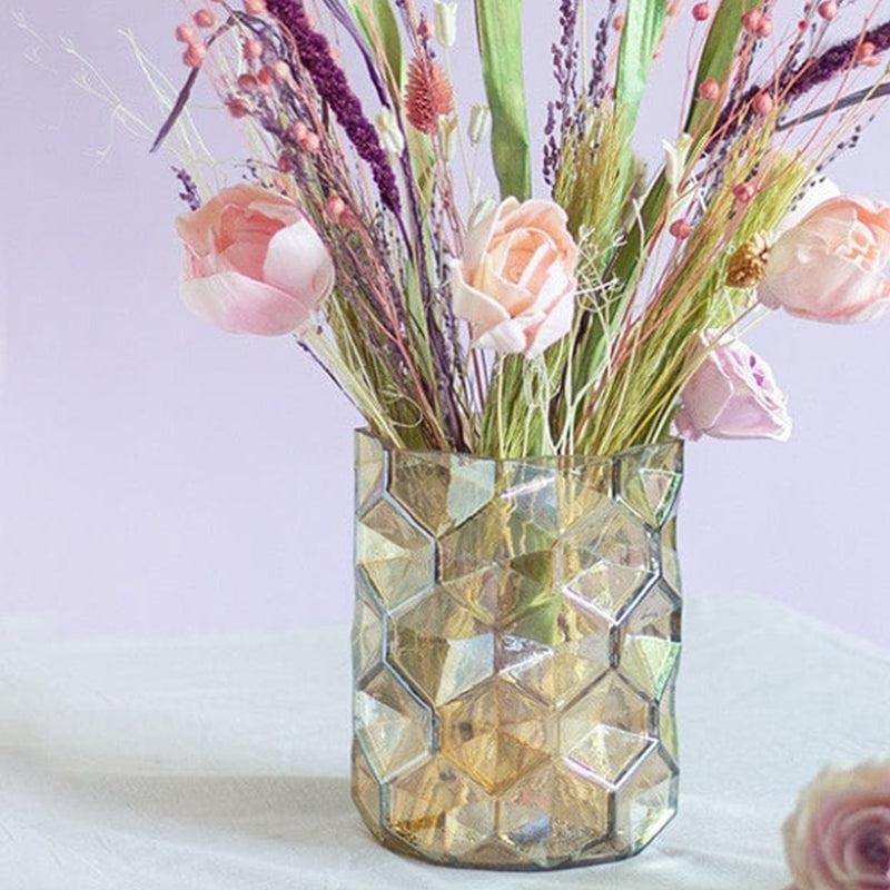 Prism Petals Glass Vase