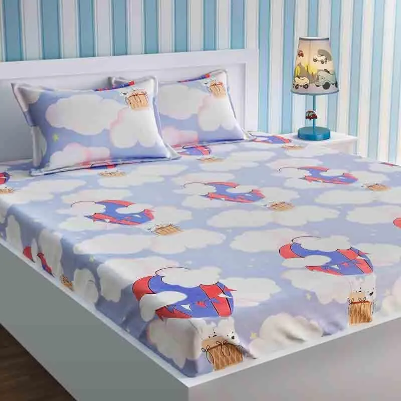Parachute Glide Cotton Bedsheet - 210 TC media 3