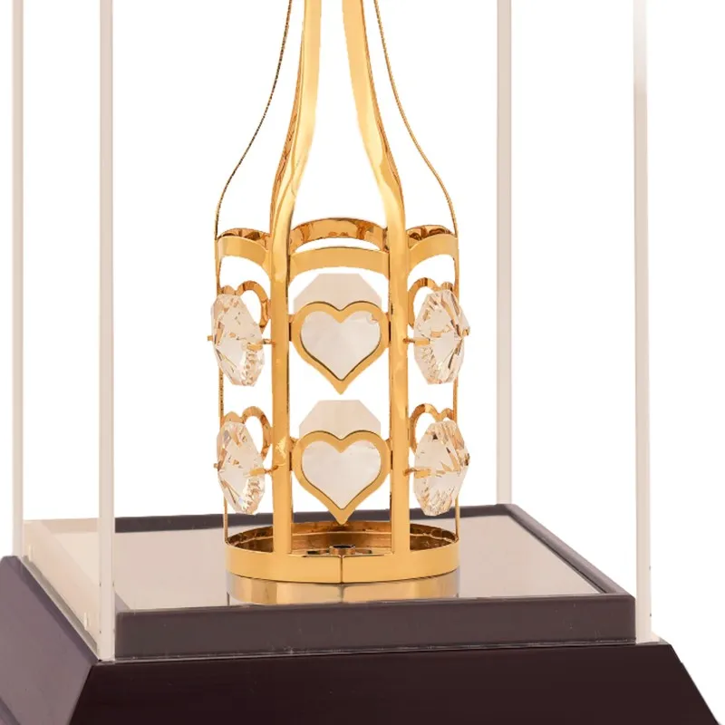 Majestic Bottle 24K Gold Plated Mild Steel Showpiece media 5
