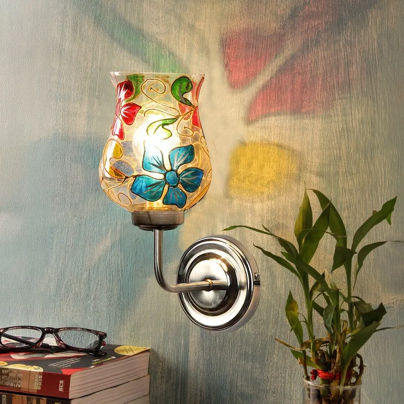 MosaicBloom Petal Harmony Glass Wall Lamp media 4
