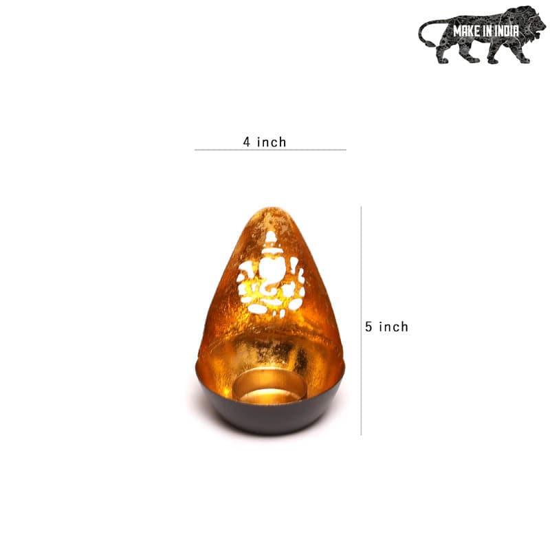 Ganesha Votive Tealight Holder media 5