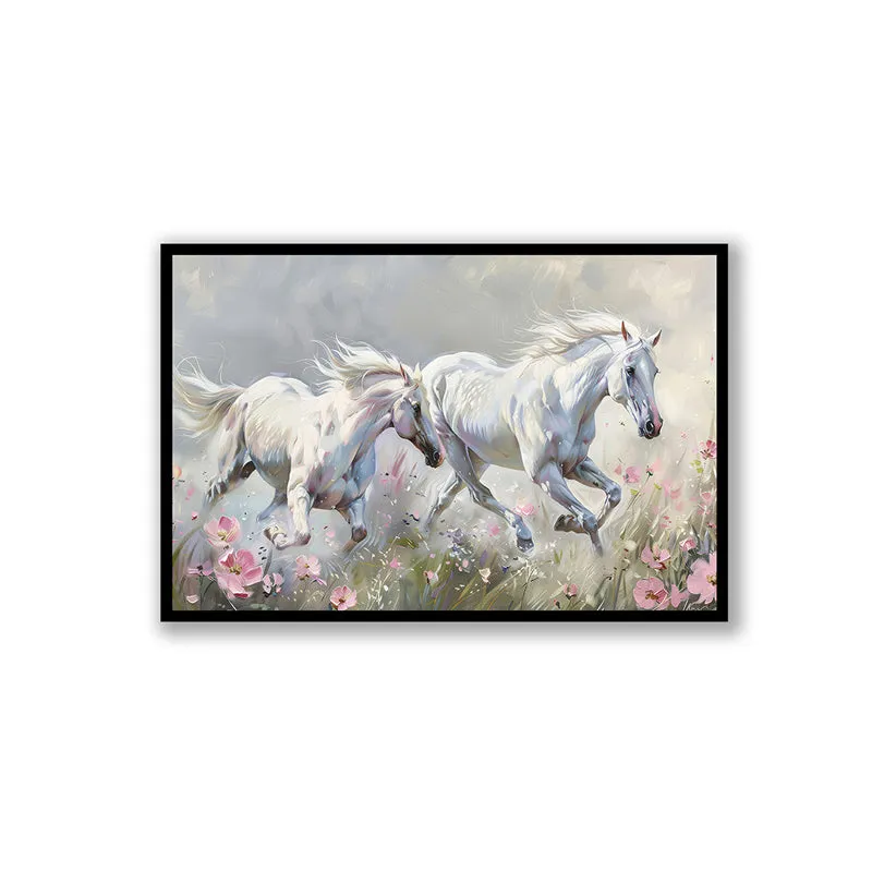 Equine Pair Wall Art with Black Frame media 3