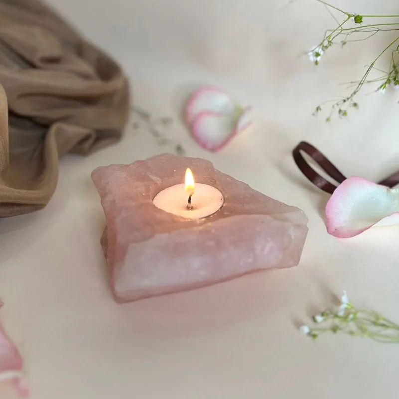 Anaogte Handcrafted Marble Tealight Candle Holder media 1