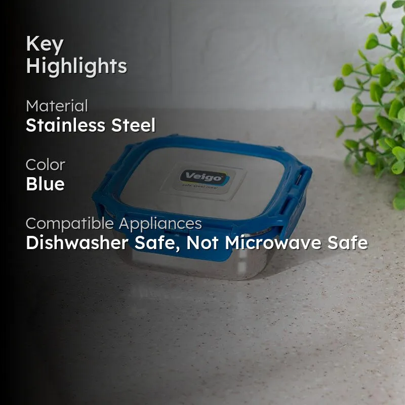 Hotspot Airtight Lunch Box (Dark Blue) - 300 mL media 2