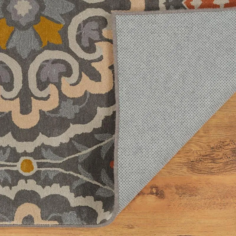 Paladin Hand Tufted Ethnic Wool & Nylon Carpet - Dark Grey media 6
