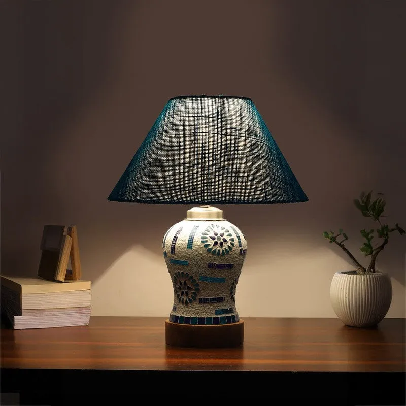 Heartha Wooden Table Lamp - Multicolor media 1
