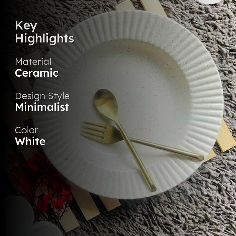 Massona Pasta Plate - White media 2