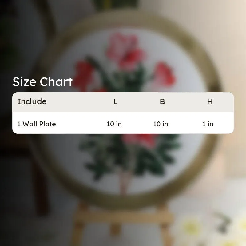 Selene Blossom Enamel Wall Plate media 5