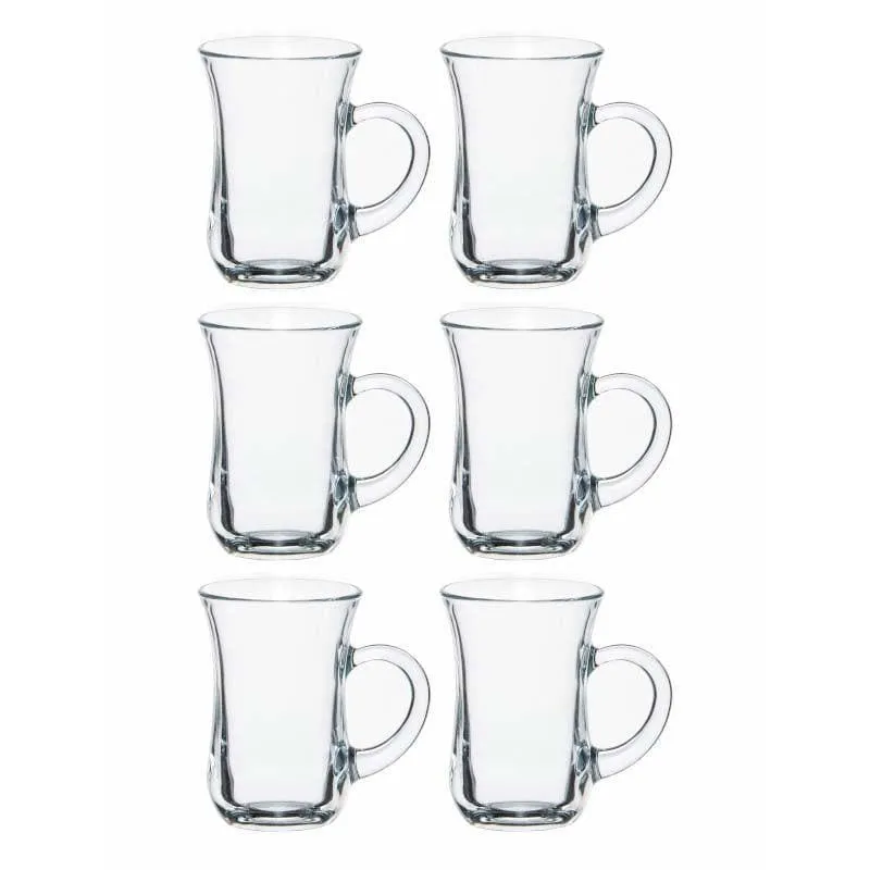 Pasabahce Glass Tea Cup (140 mL Each) - Set of Six media 4