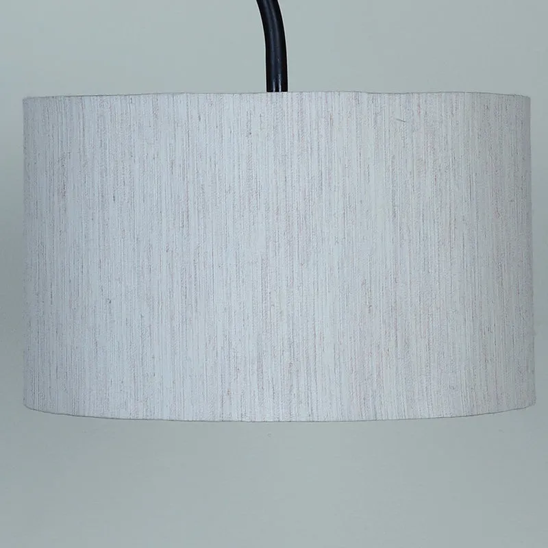 Lucciola Solid Arched Metal Floor Lamp - White media 4