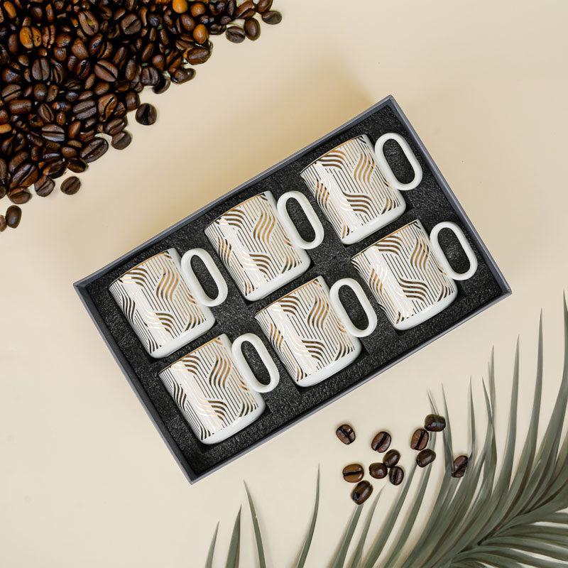 Gilia Porcelain Tea Cup (180 mL Each) -  Set of Six media 5