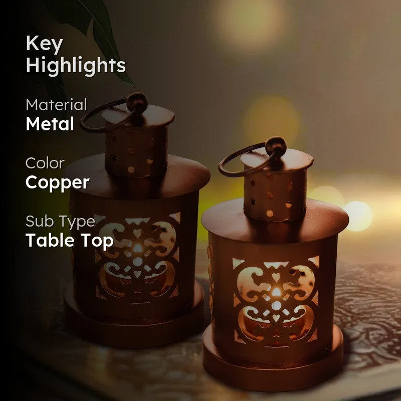 GlowNest Multi (Option Tea Light Holders) - Set Of Two media 2