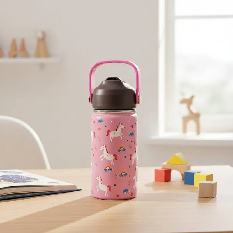 Rioware Dino Dash Stainless Steel Bottle - 350 mL media 1