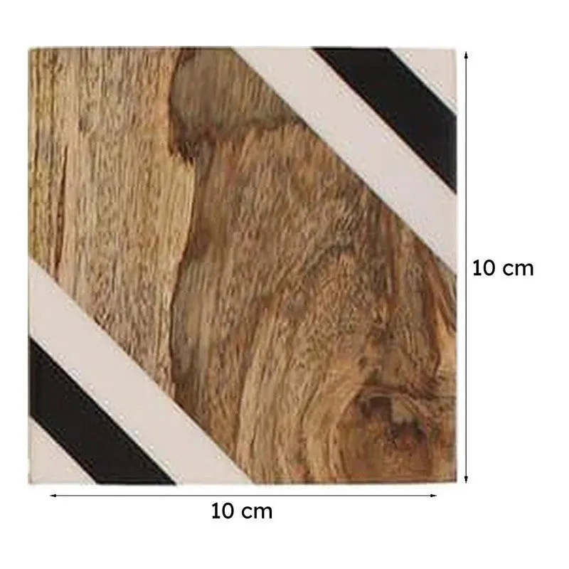 Timberloo Wooden Coaster - Set Of Four media 6