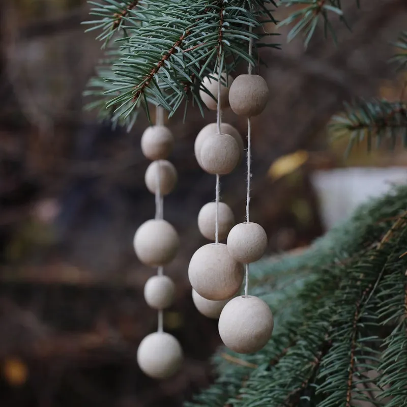 Snow Pearl Christmas Ornament - Set Of Three media 5