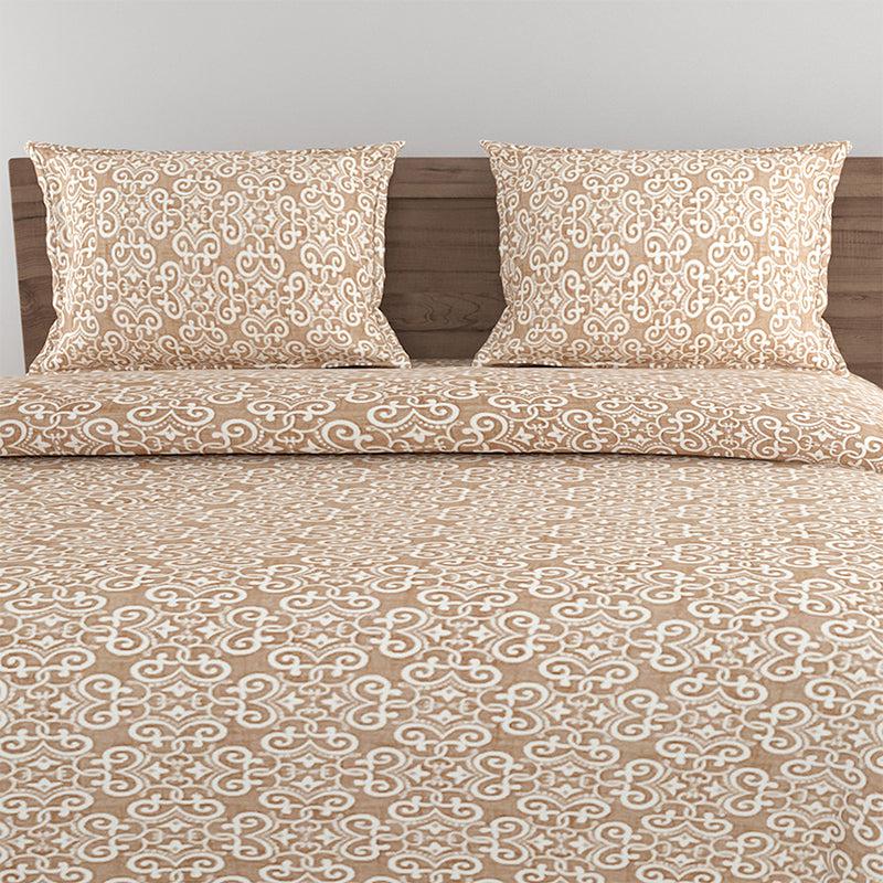 Swayam Daksha Ethnic Bedding Set - Brown media 4
