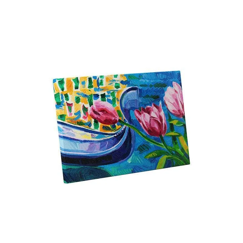 Tulips Canvas Wall Painting - Gallery Wrap media 3