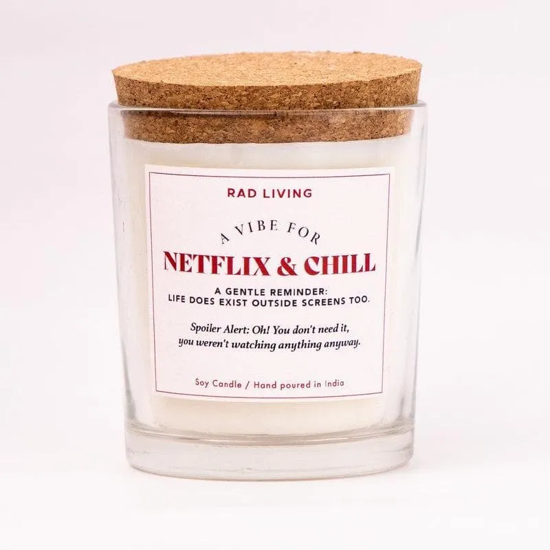 Netflix and Chill Soy Wax Scented Jar Candle media 7