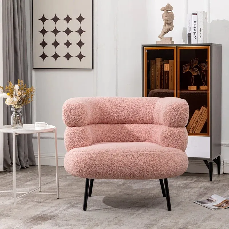 Clive Accent Chair - Pink media 1