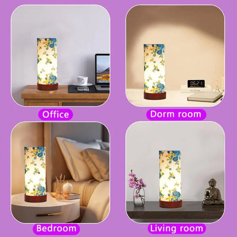 Alba Jaala Tower Wooden Table Lamp - Multicolor media 5