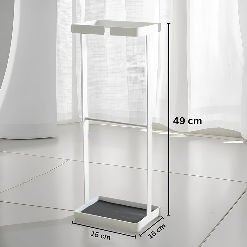 Foundry Metal Umbrella Stand - White media 5
