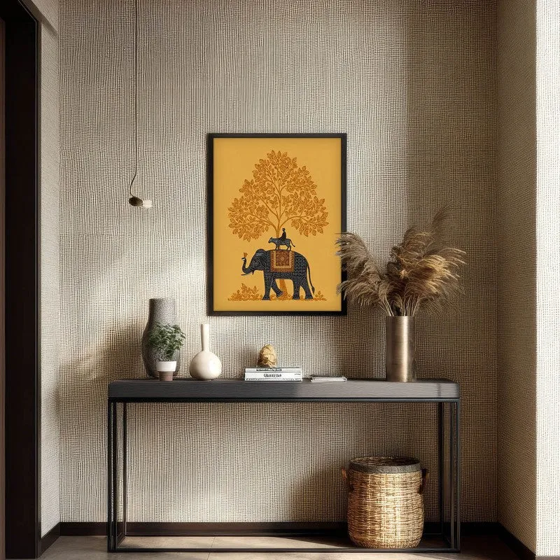 Vanraj Canvas Wall Painting With Black Frame media 7