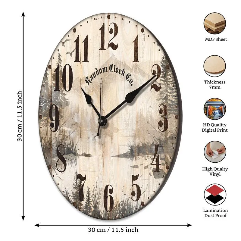 Kalenda Analog Wooden Wall Clock media 8