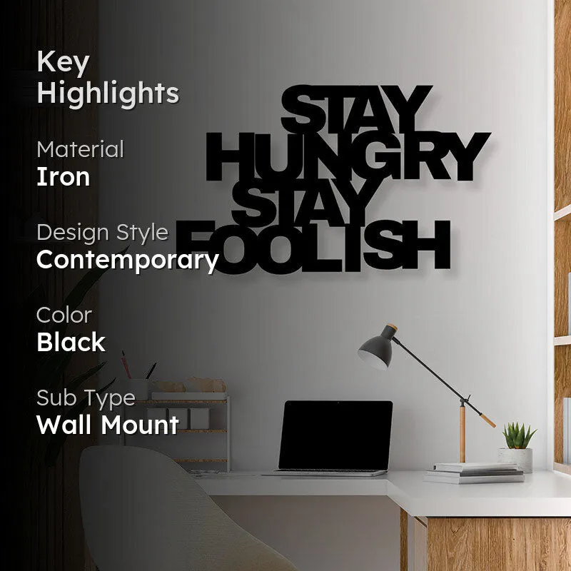 Stay Hungry Iron Wall Accent media 2