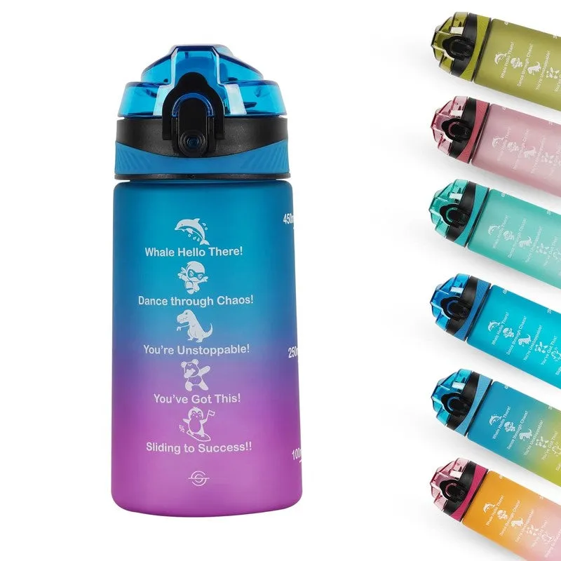 Solara Flexsip Plastic Water Bottle (500 mL) - Blue,Purple media 3