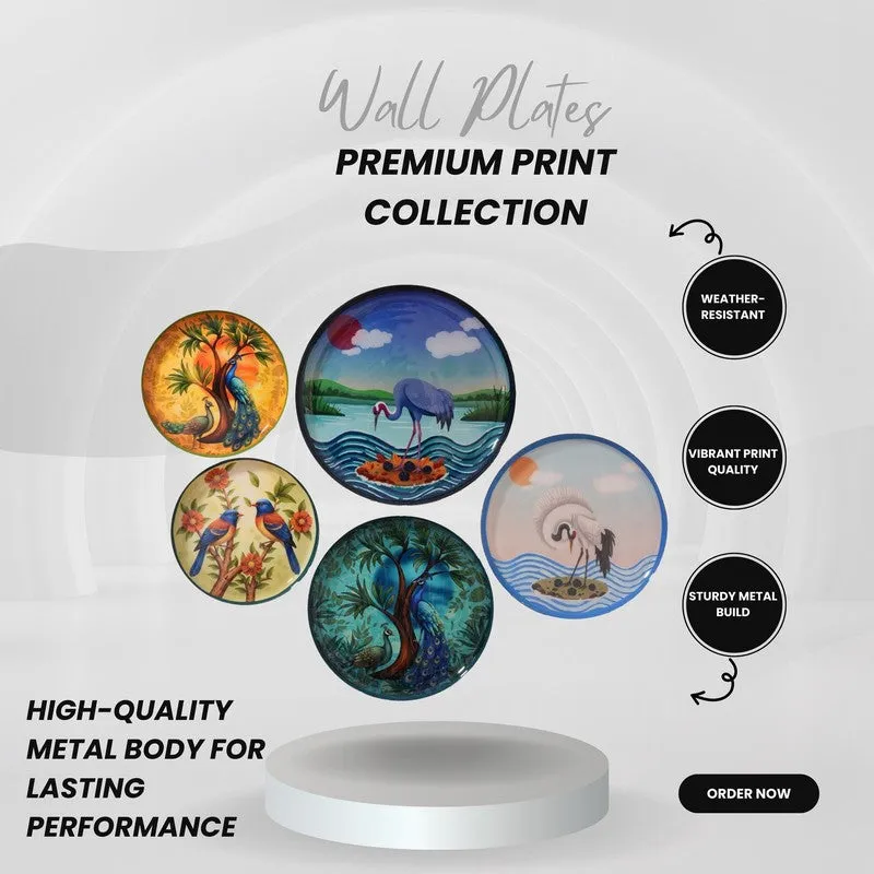 Feathered Haven Wall Plates - Set of Five media 7