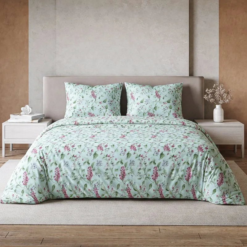 Bressie Botanica Fitted Cotton Bedsheet - 300 TC media 1