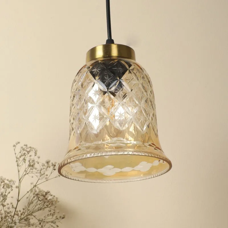 Bell Curve Elegant Glass Pendant Lamp media 6