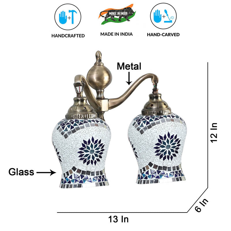 Stellar Metal Mosaic Wall Lamp media 7
