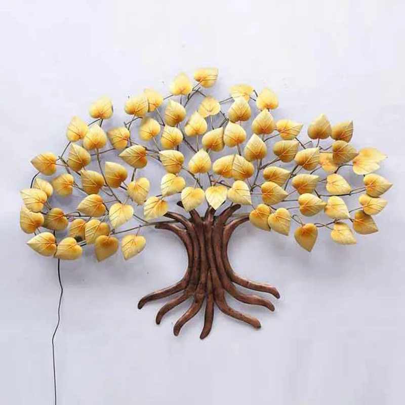 Backlit Banyan Tree Iron Wall Accent media 4