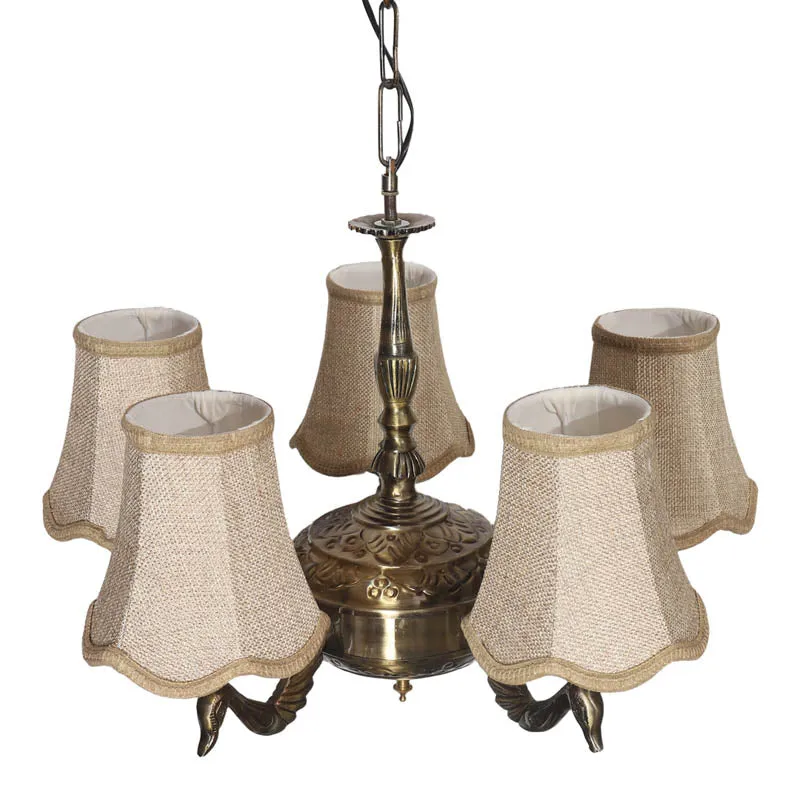 Mrnala Conical Golden Antique Ceiling Lamp media 4