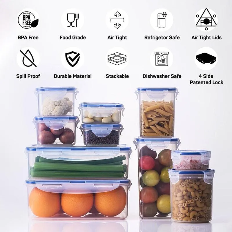 Storeio Airtight Plastic Storage Container (1500 mL Each) - Set Of Three media 4
