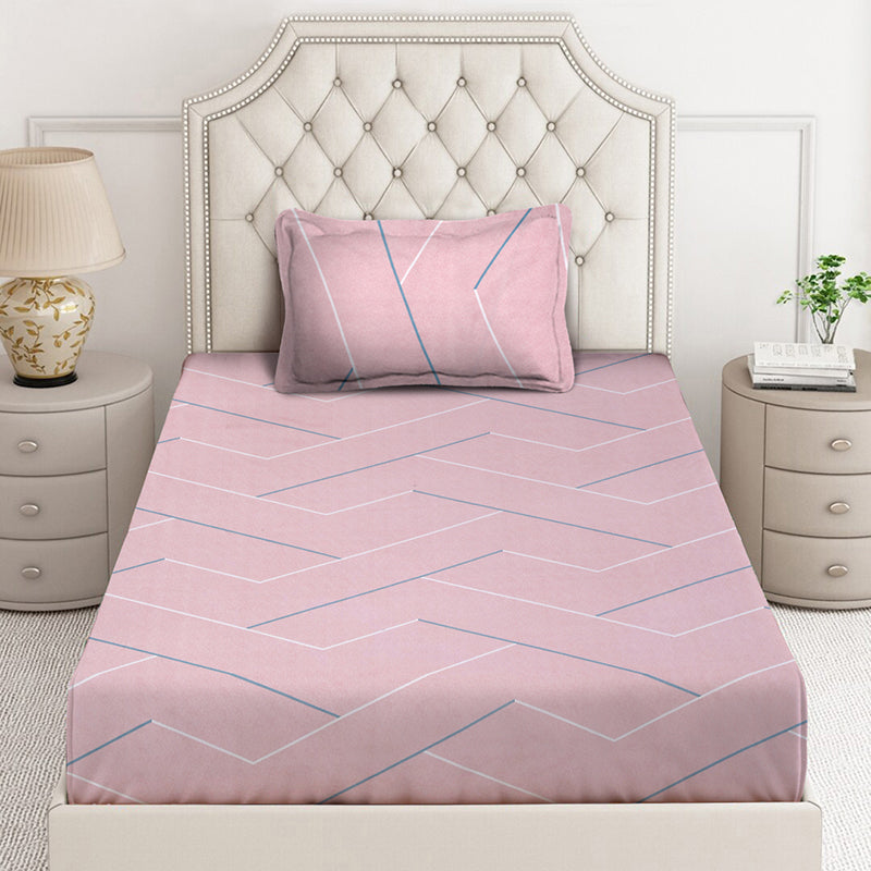 Spatial Beams Geometric Bedsheet - 130 GSM media 3